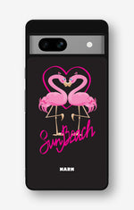 Google Pixel 7a Hard Case – Beach Flamingo - View 1