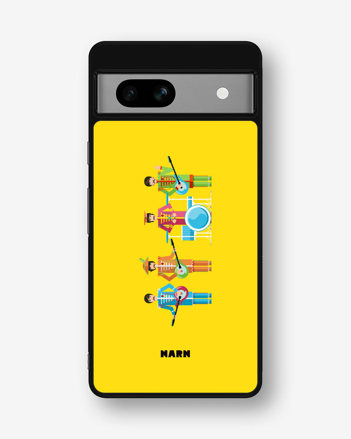 Google Pixel 7a Hard Case – Beatles Yellow - View 1
