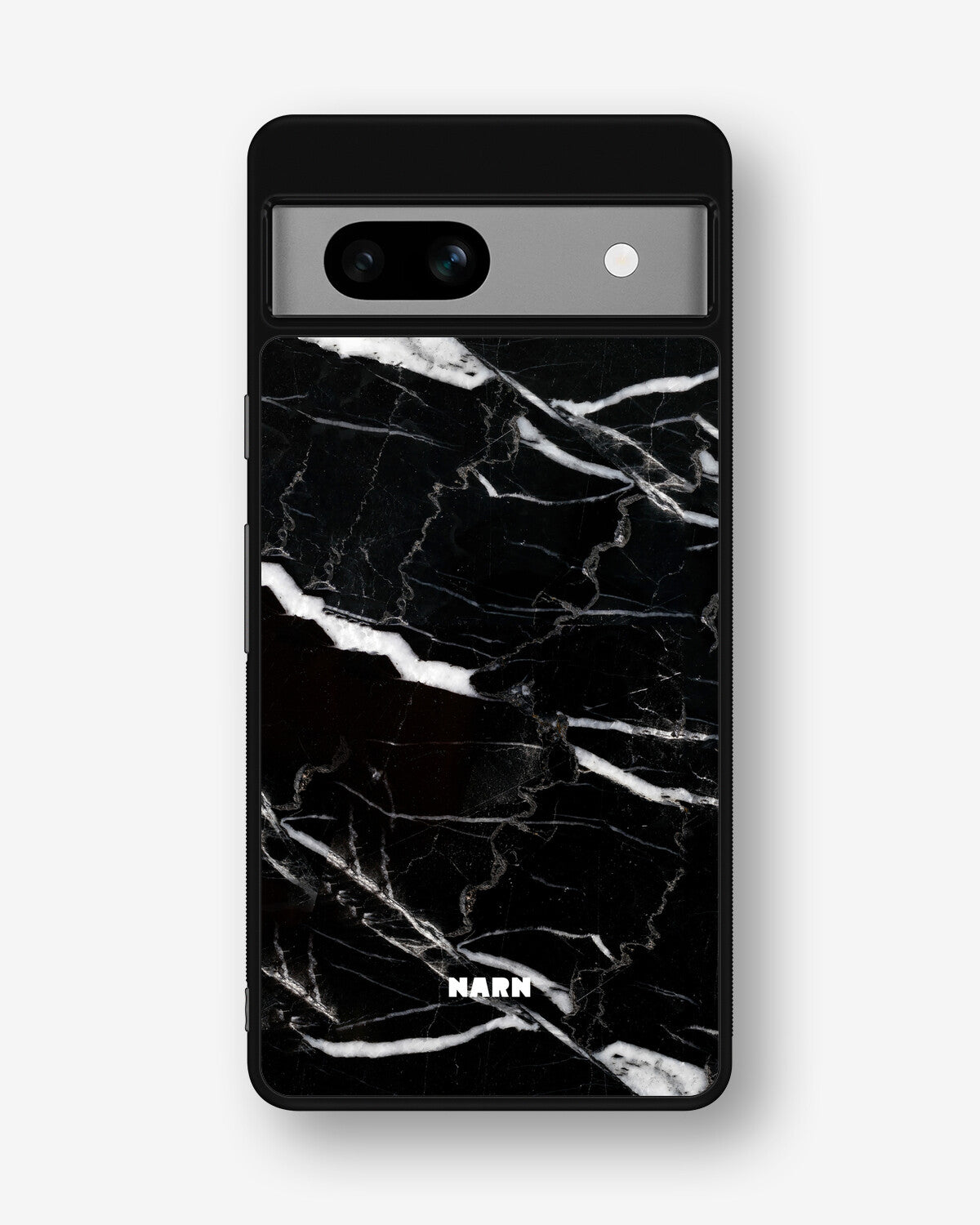Google Pixel 7a Hard Case – Black Marble - View 1