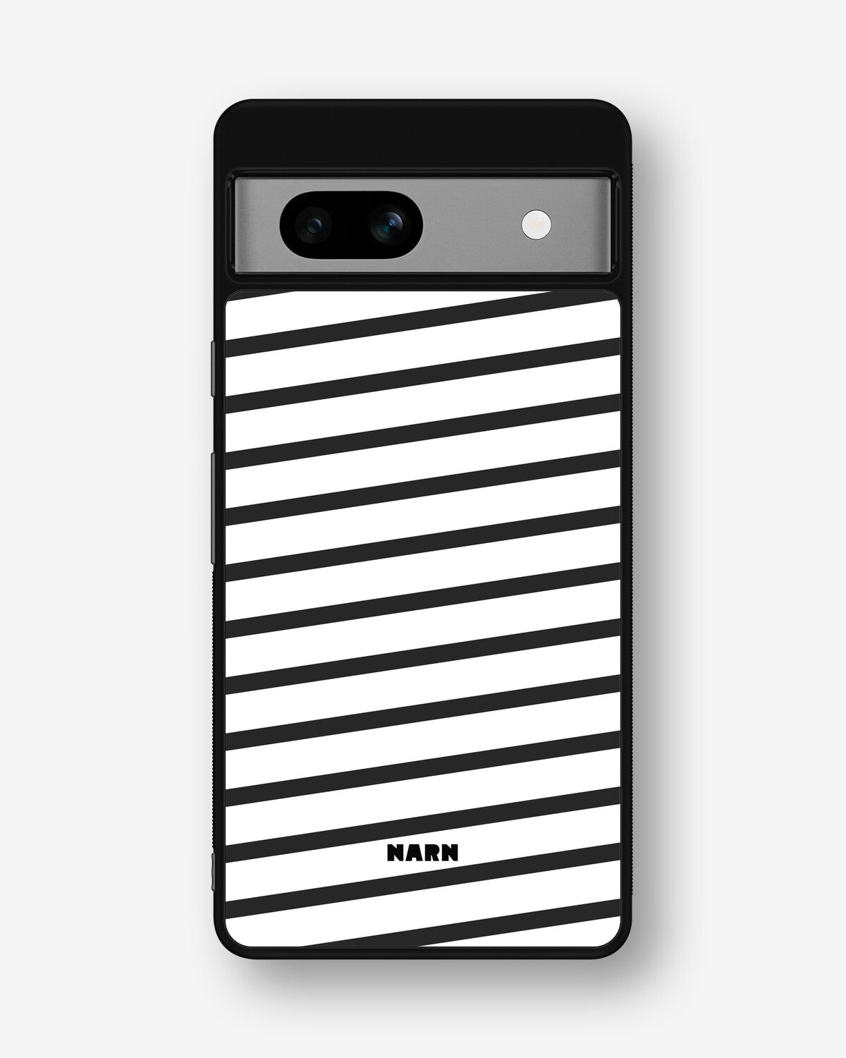 Google Pixel 7a Hard Case – Black Stripes - View 1