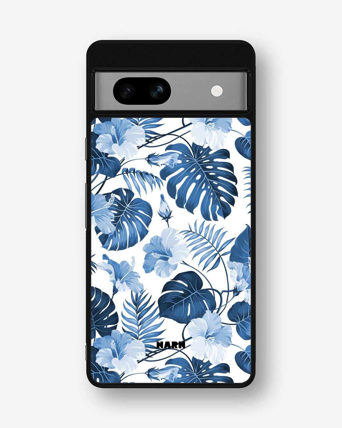 Google Pixel 7a Hard Case – Blue Tropics - View 1