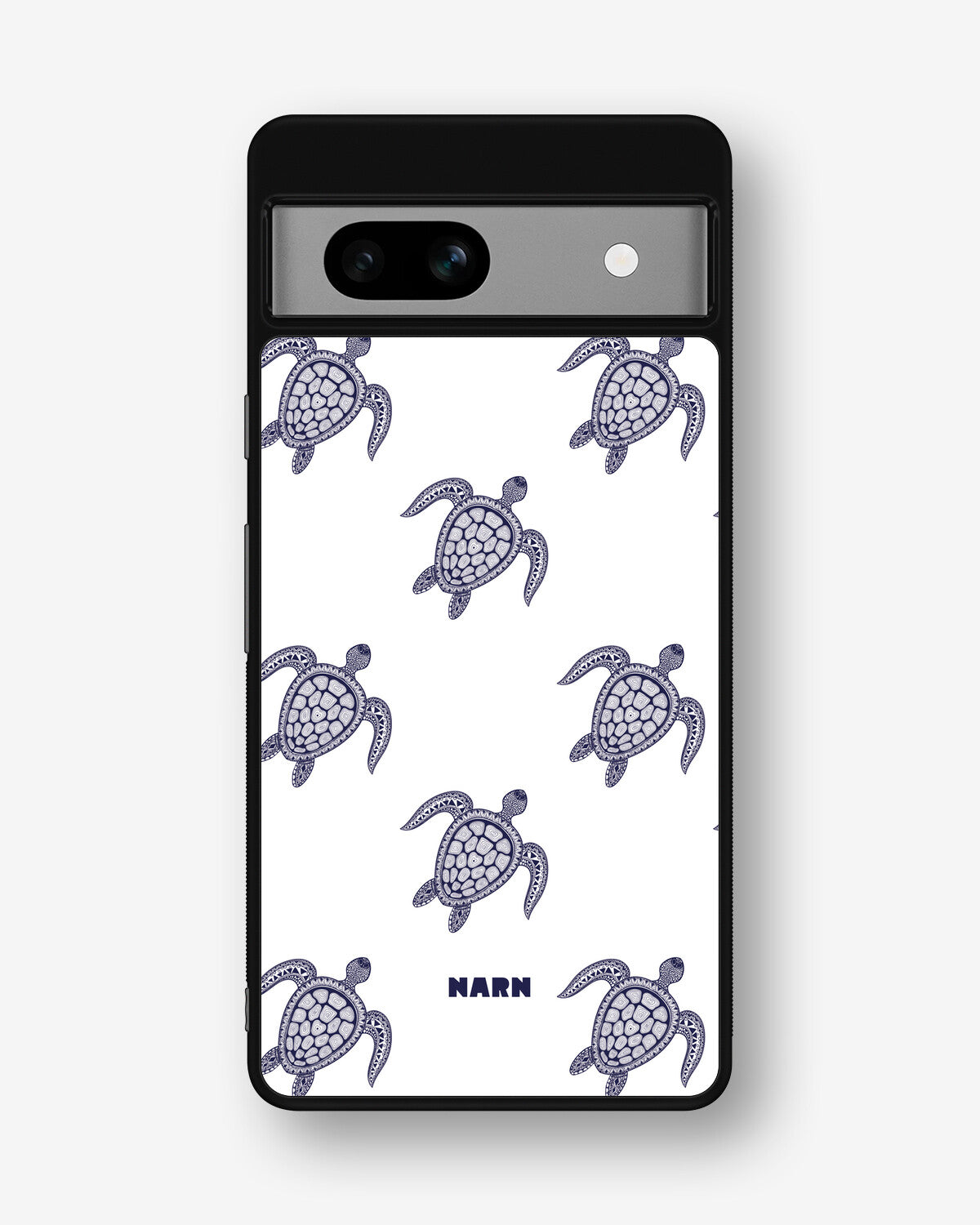 Google Pixel 7a Hard Case – Blue Turtles - View 1