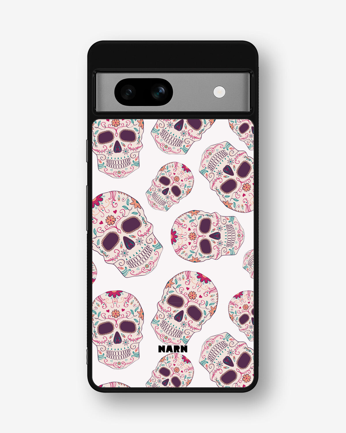 Google Pixel 7a Hard Case – Calavera Skulls - View 1