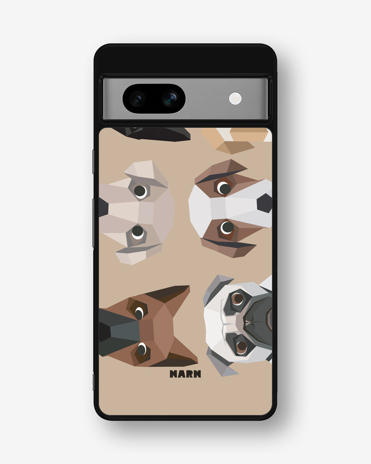 Google Pixel 7a Hard Case – Cute Dogs - View 1