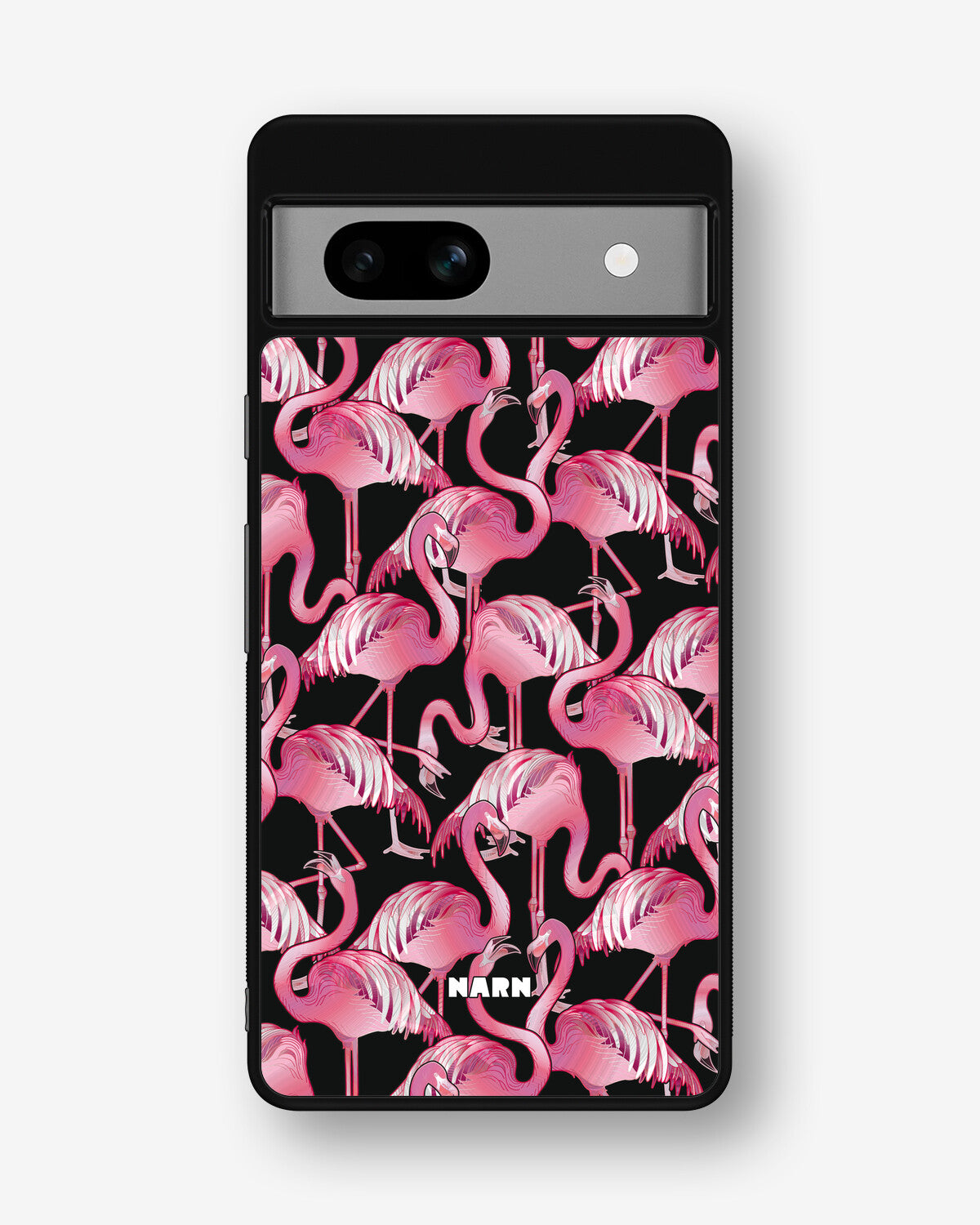 Google Pixel 7a Hard Case – Flamingos - View 1