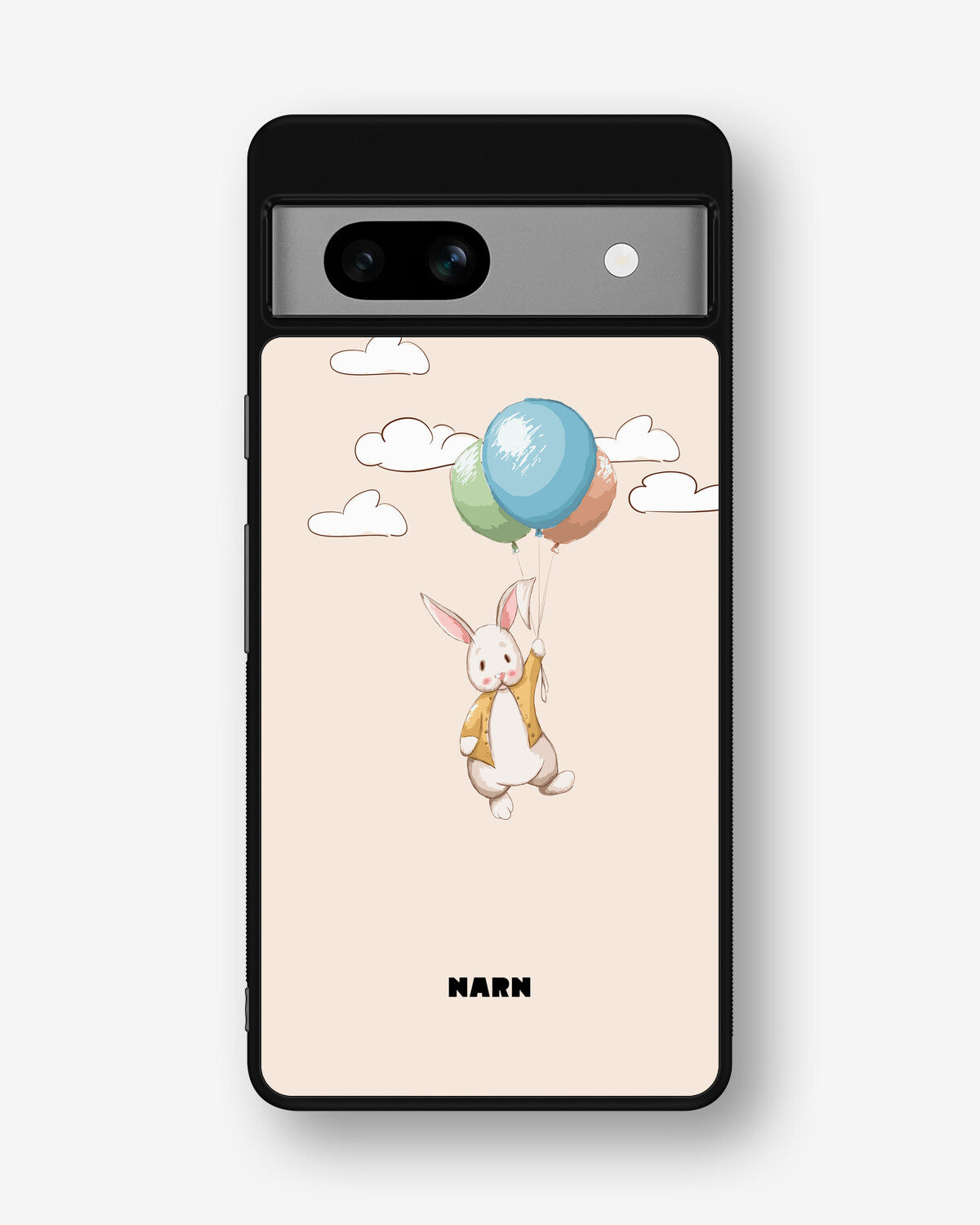 Google Pixel 7a Hard Case – Flying Rabbit - View 1
