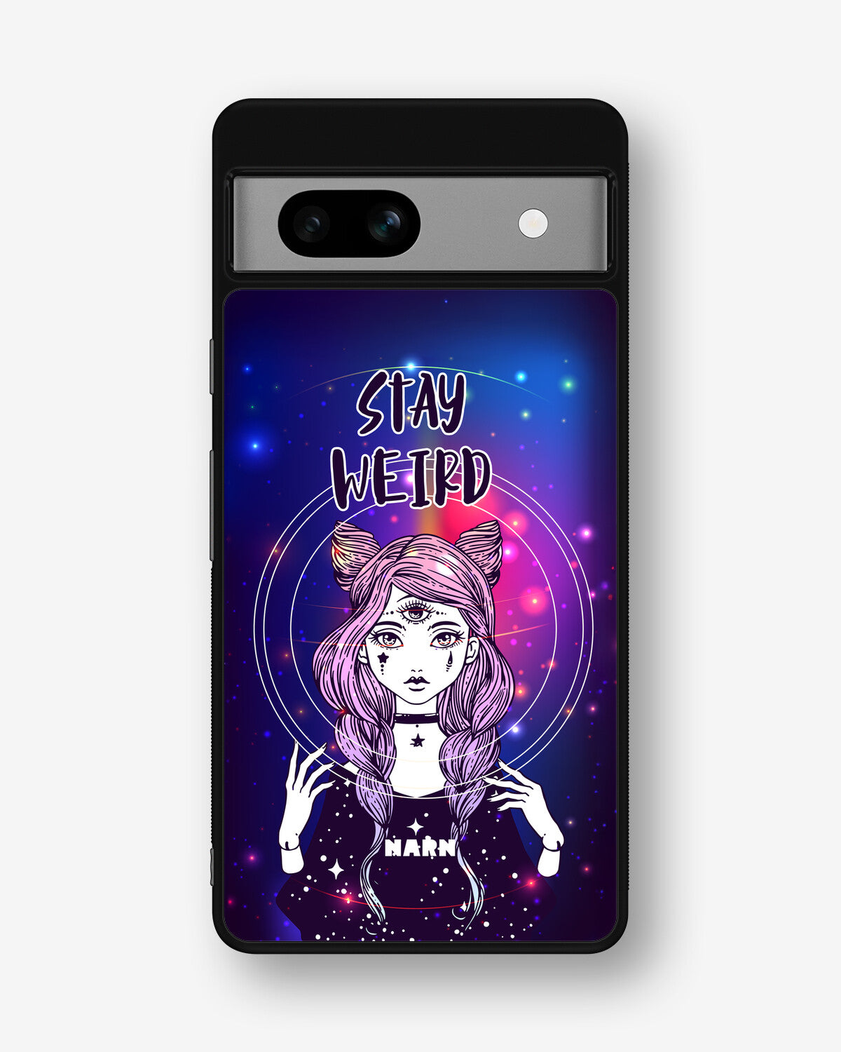 Google Pixel 7a Hard Case – Galactic Weird - View 1