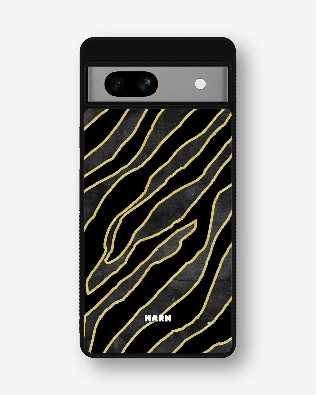 Google Pixel 7a Hard Case – Golden Zebra - View 1