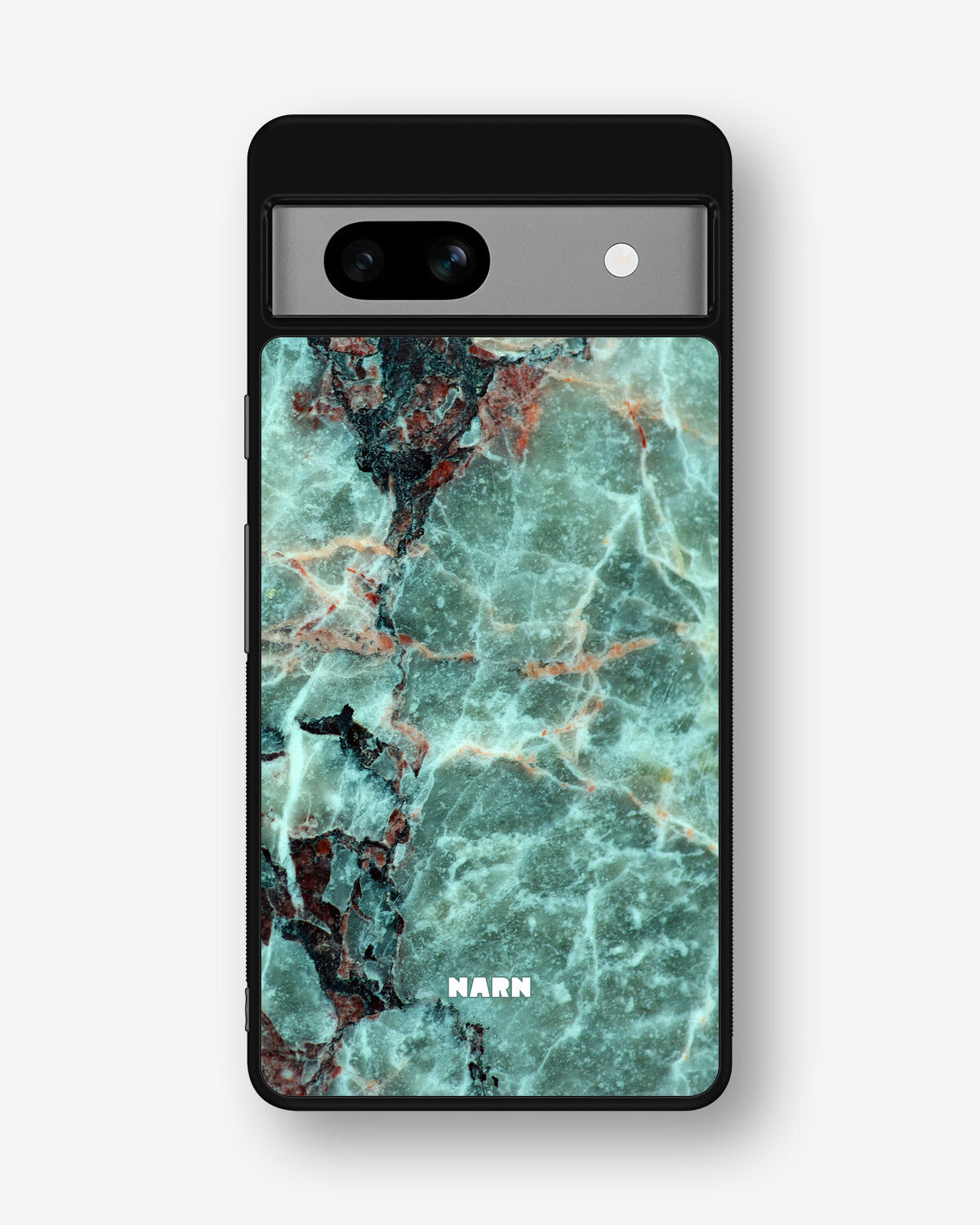 Google Pixel 7a Hard Case – Green Marble - View 1
