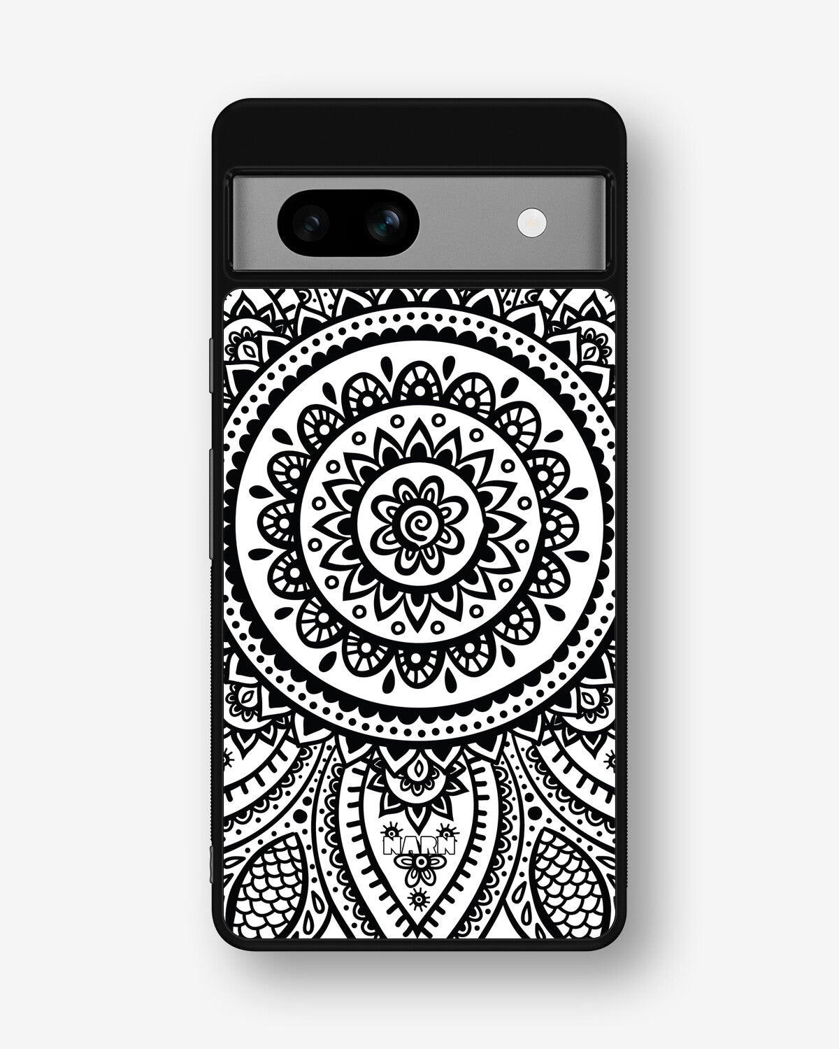 Google Pixel 7a Hard Case – Henna Mandala - View 1