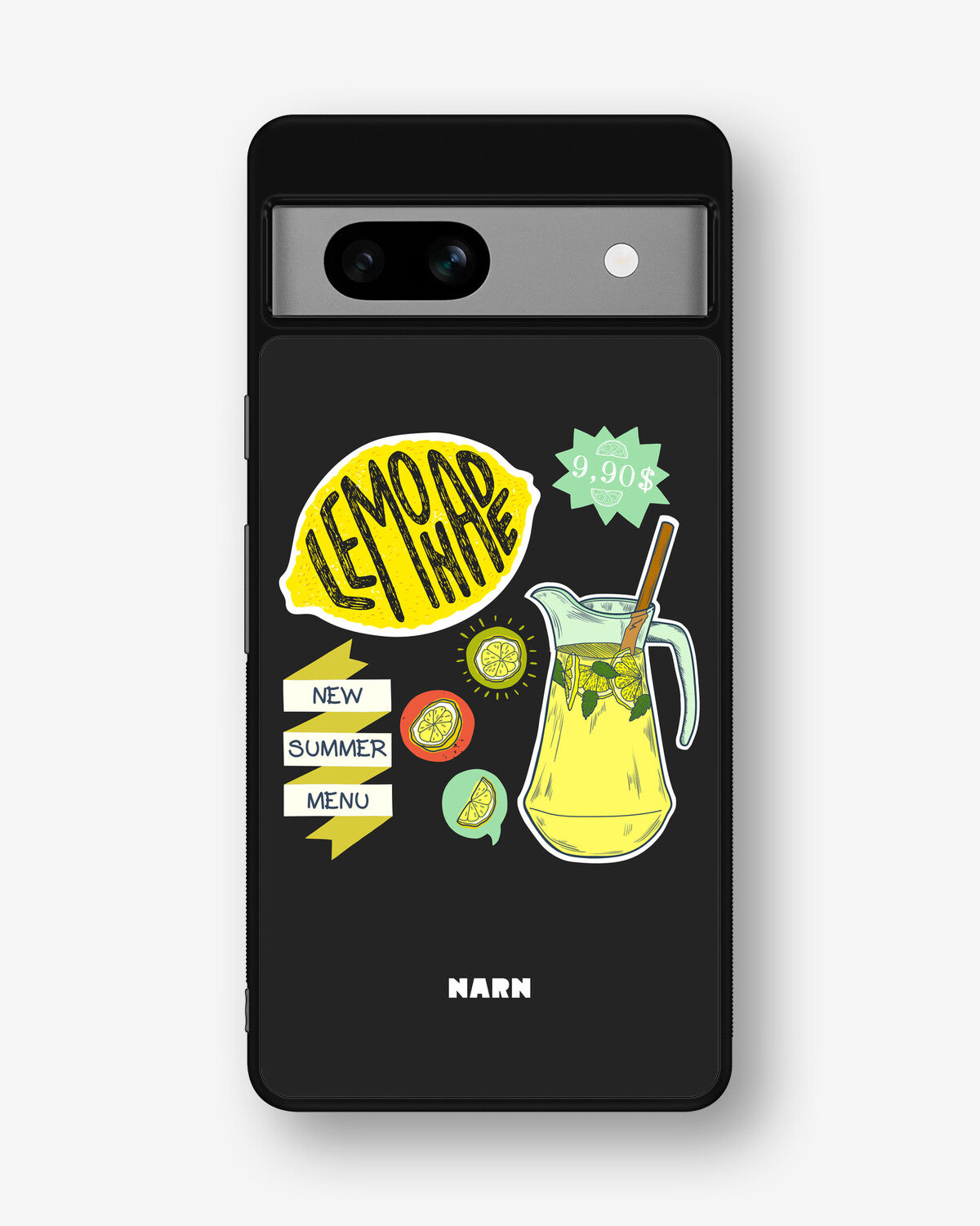 Google Pixel 7a Hard Case – Lemon Summer - View 1