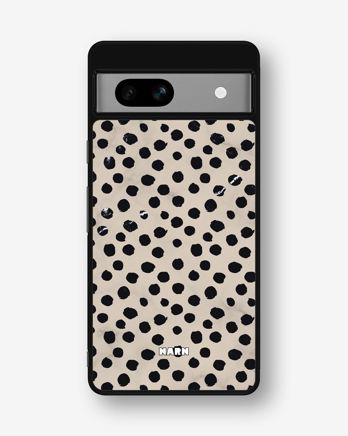 Google Pixel 7a Hard Case – Marble Dots - View 1