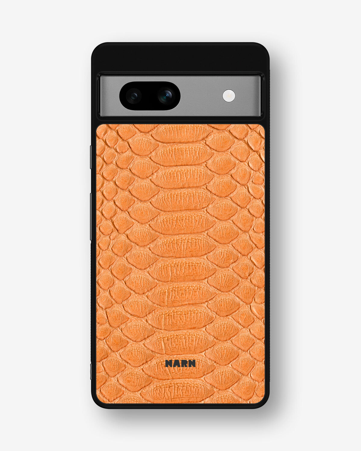 Google Pixel 7a Hard Case – Orange Snake - View 1