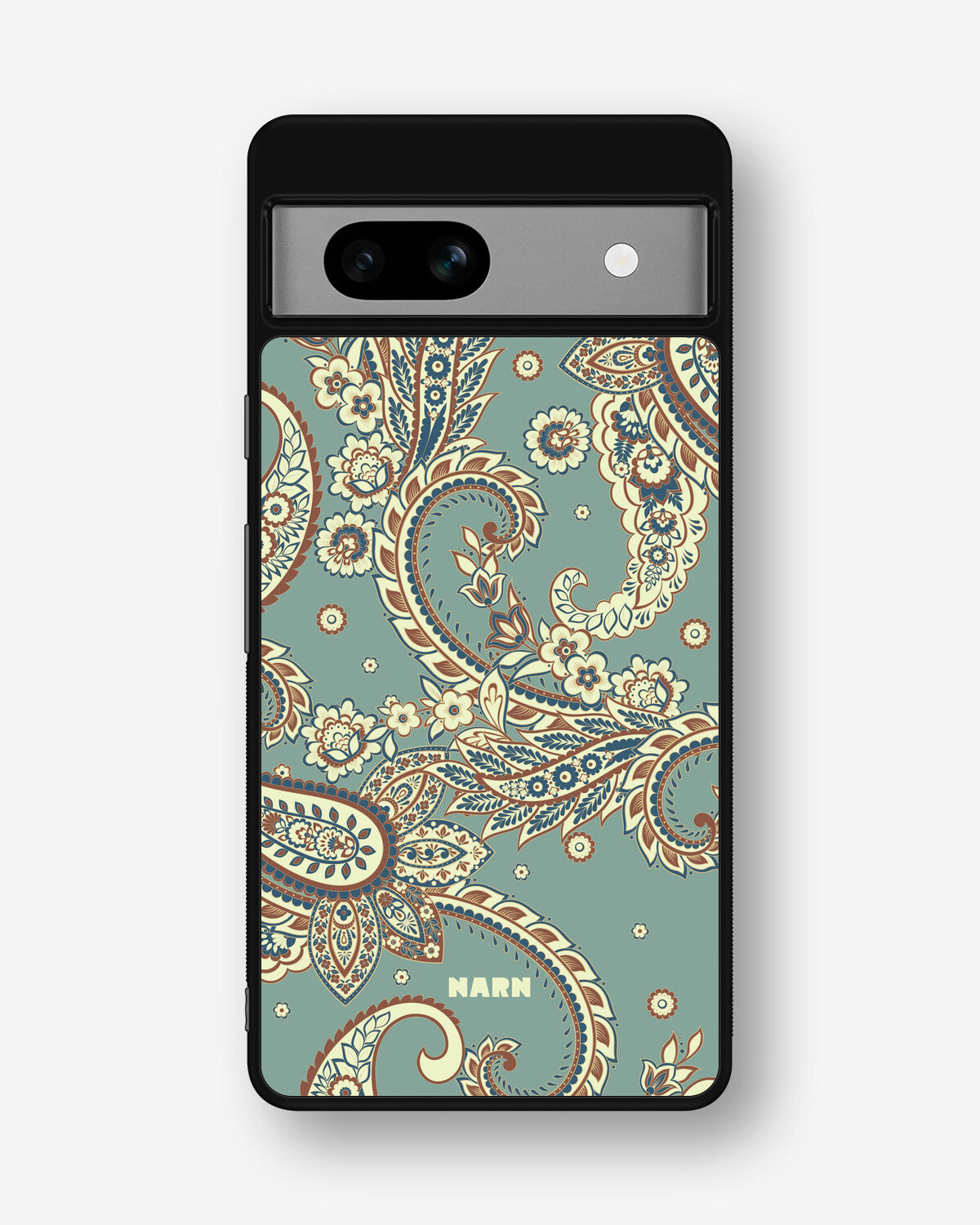 Google Pixel 7a Hard Case – Paisley Green - View 1
