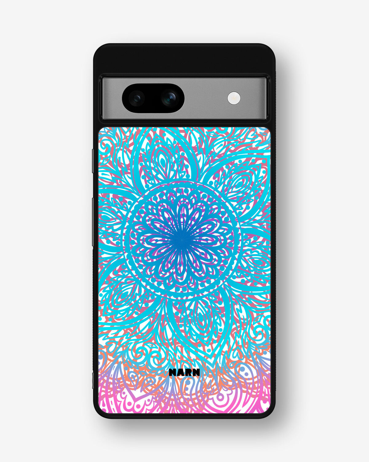Google Pixel 7a Hard Case – Pastel Mandala - View 1