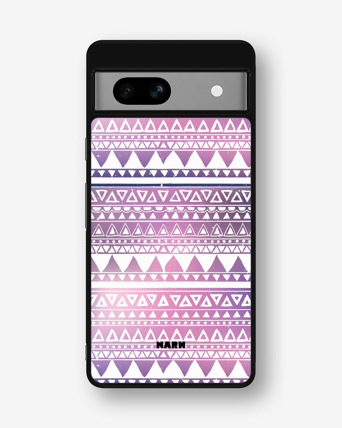 Google Pixel 7a Hard Case – Purple Aztec - View 1