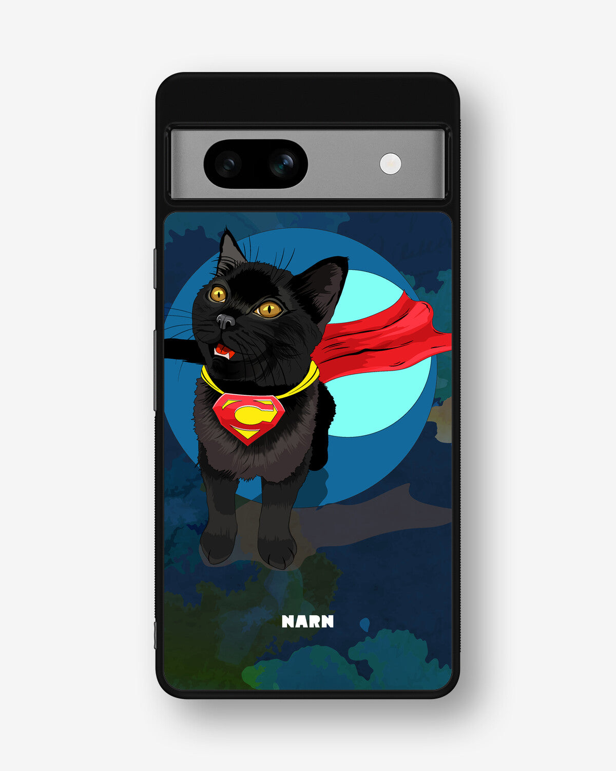 Google Pixel 7a Hard Case – Super Cat - View 1