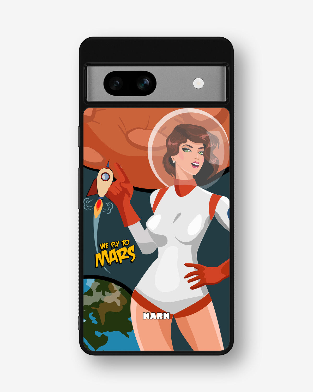 Google Pixel 7a Hard Case – We Fly To Mars - View 1