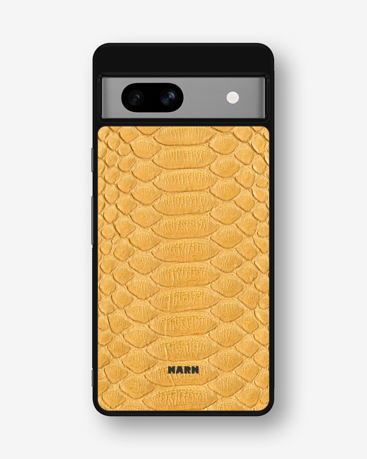 Google Pixel 7a Hard Case – Yellow Snake - View 1