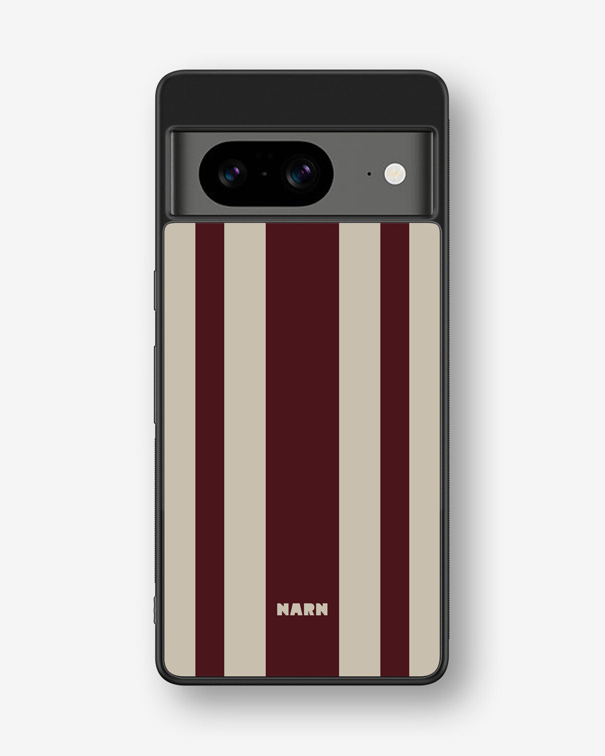 Google Pixel 8 Hard Case – Bordeaux Stripe - View 1