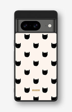 Google Pixel 8 Hard Case – Kitty Dots - View 1