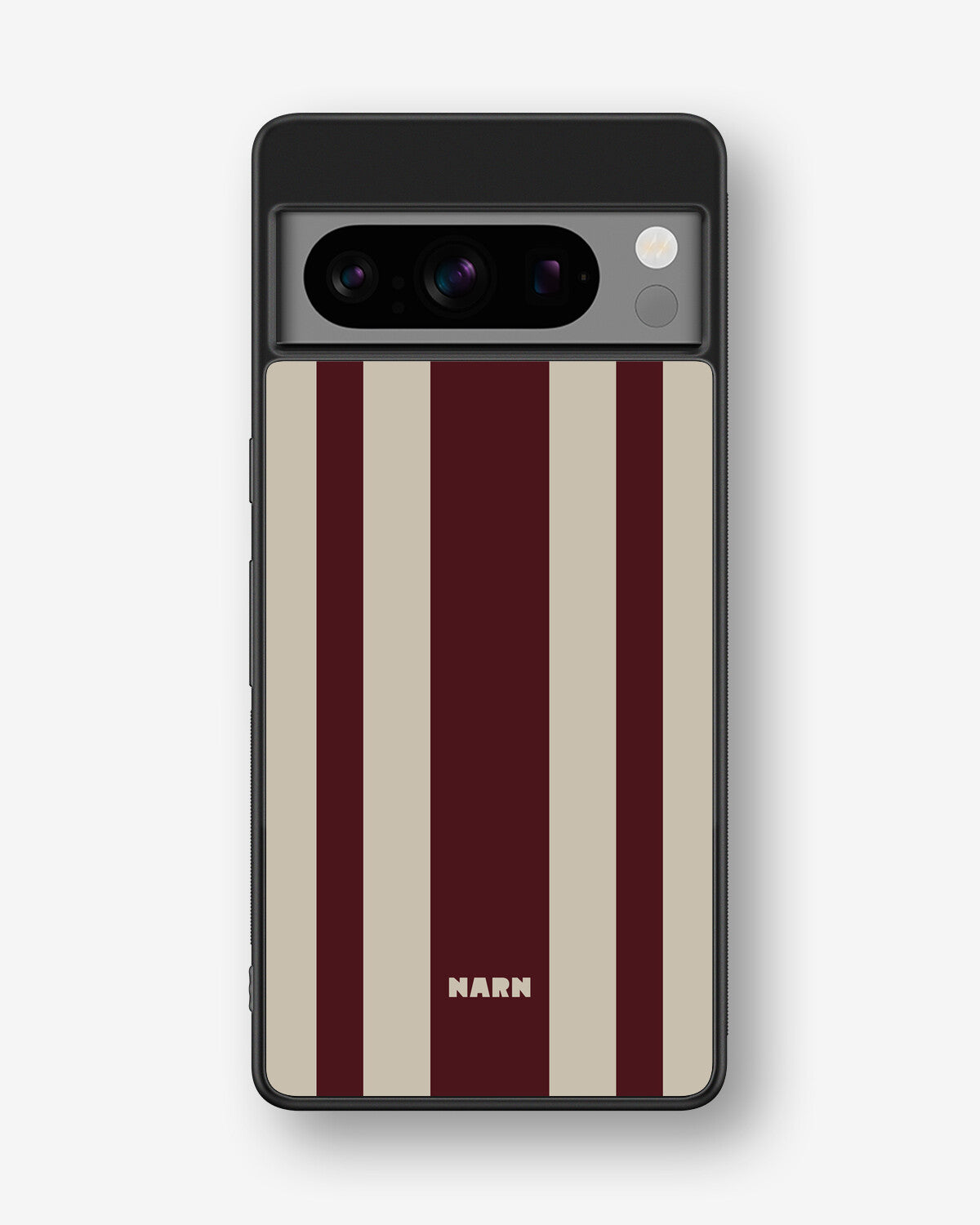 Google Pixel 8 Pro Hard Case – Bordeaux Stripe - View 1