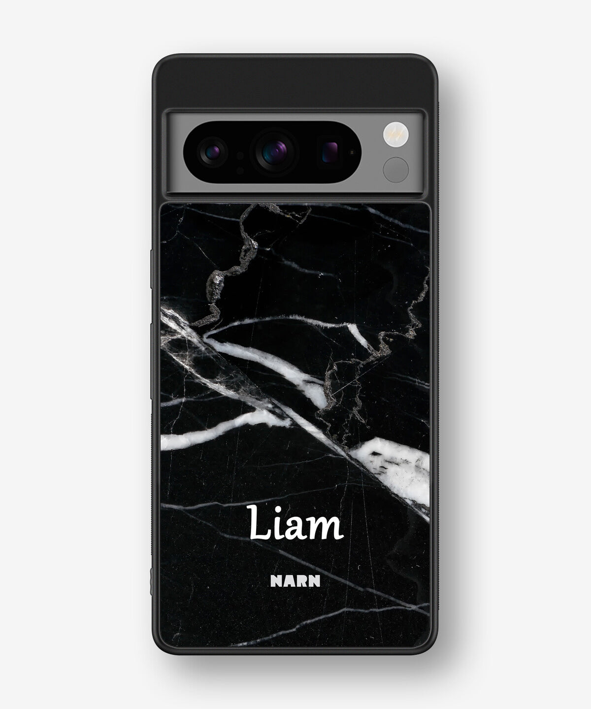Google Pixel 8 Pro Hard Case – Custom - Black Marble - View 1
