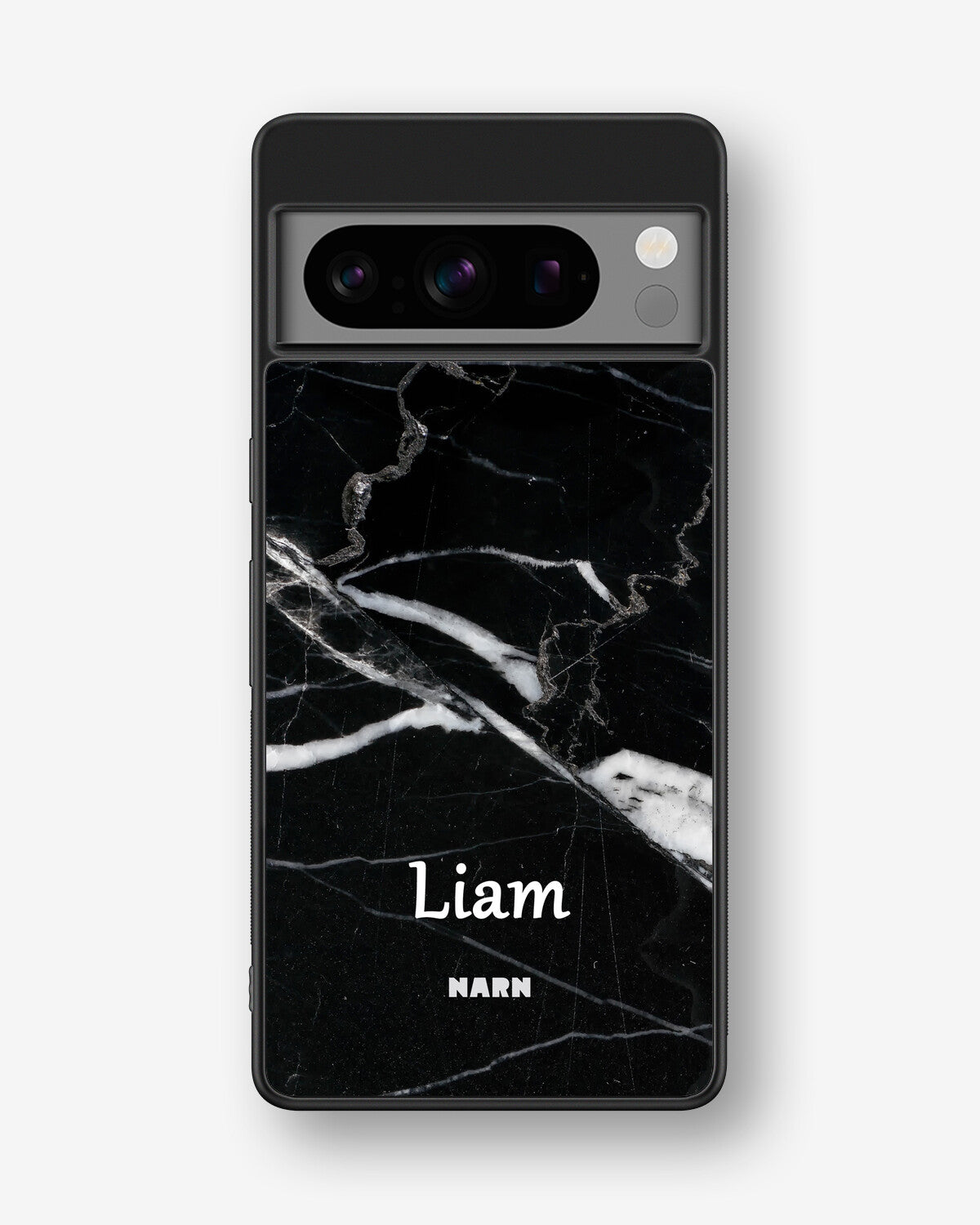 Google Pixel 8 Pro Hard Case – Custom - Black Marble - View 1