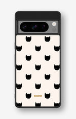 Google Pixel 8 Pro Hard Case – Kitty Dots - View 1