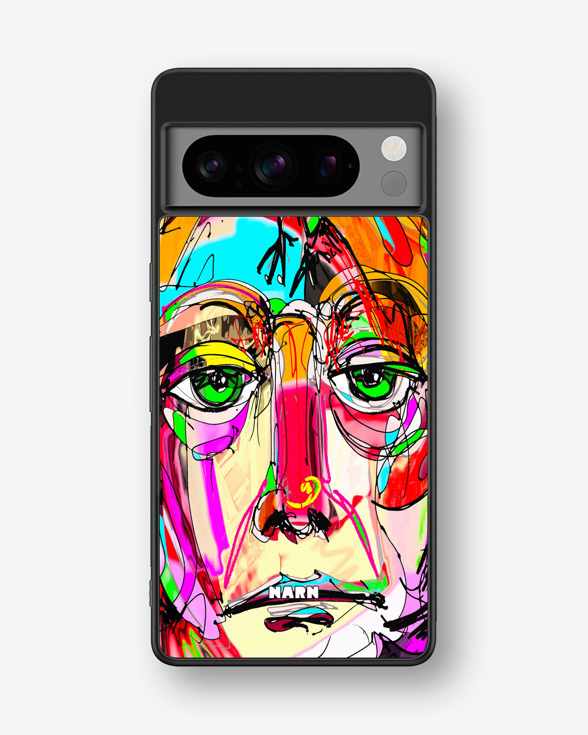 Google Pixel 8 Pro Hard Case – Abstract Portrait - View 1