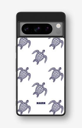 Google Pixel 8 Pro Hard Case – Blue Turtles - View 1