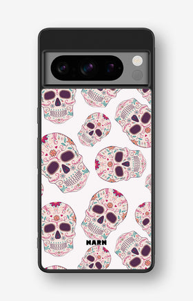Google Pixel 8 Pro Hard Case – Calavera Skulls - View 1