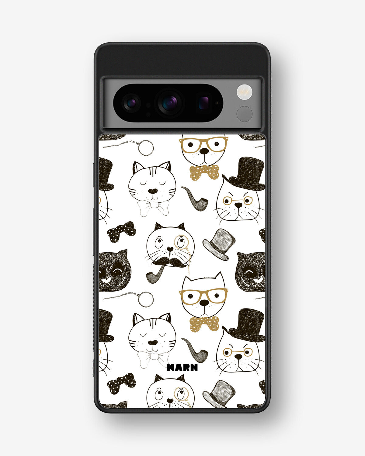 Google Pixel 8 Pro Hard Case – Cartoon Cats - View 1