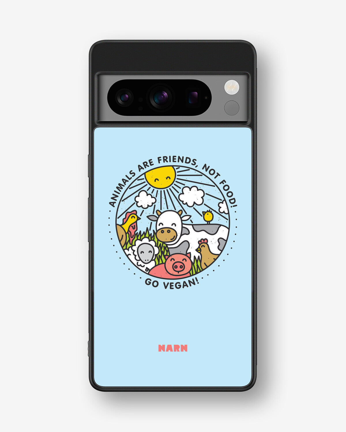 Google Pixel 8 Pro Hard Case – Friends, Not Food - View 1