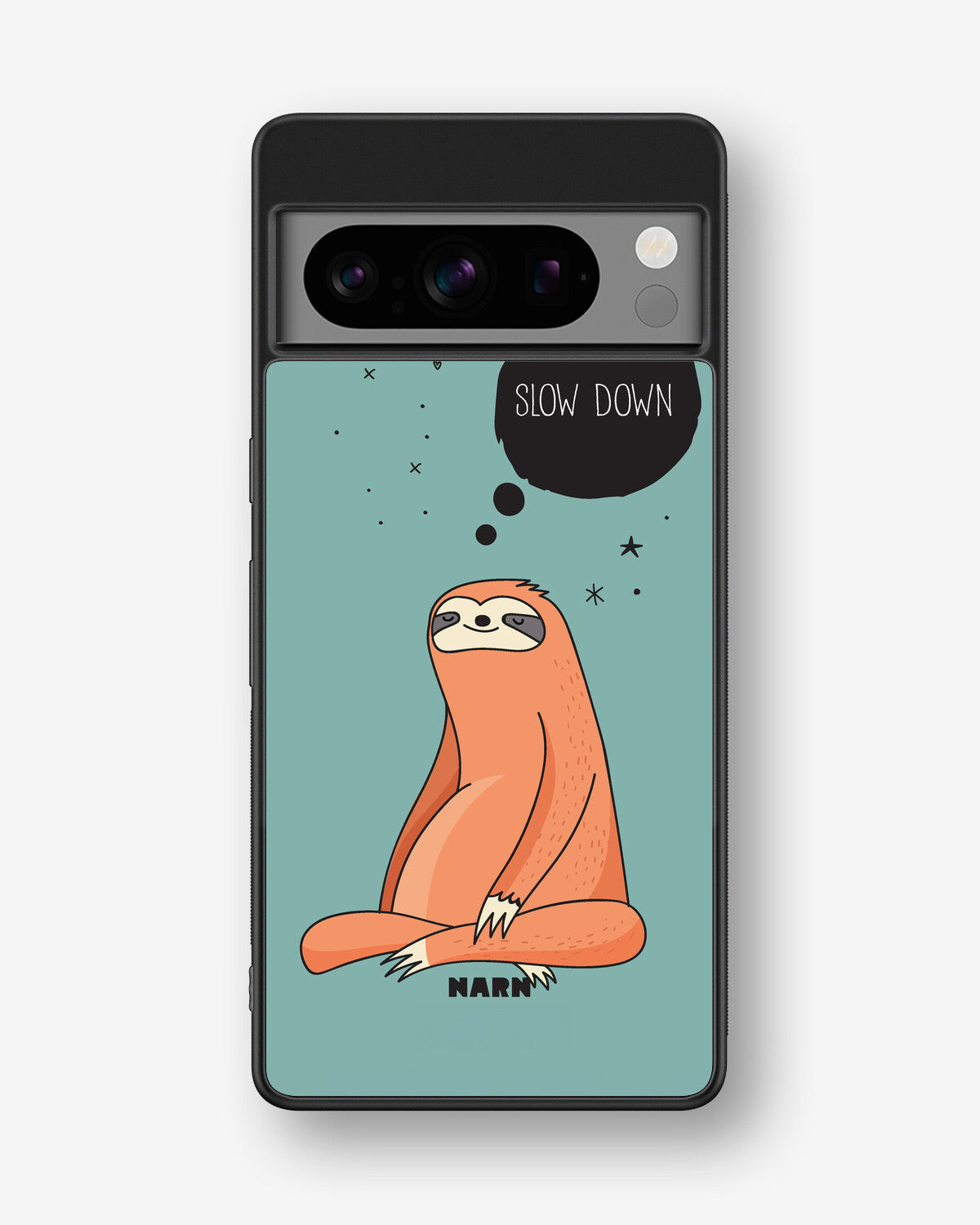 Google Pixel 8 Pro Hard Case – Slow Down Sloth - View 1