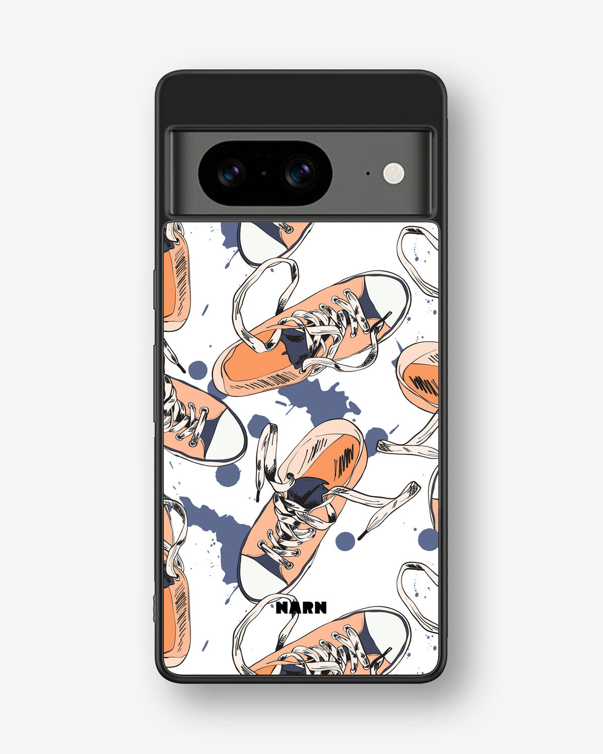 Google Pixel 8 Hard Case – Apricot Sneakers - View 1