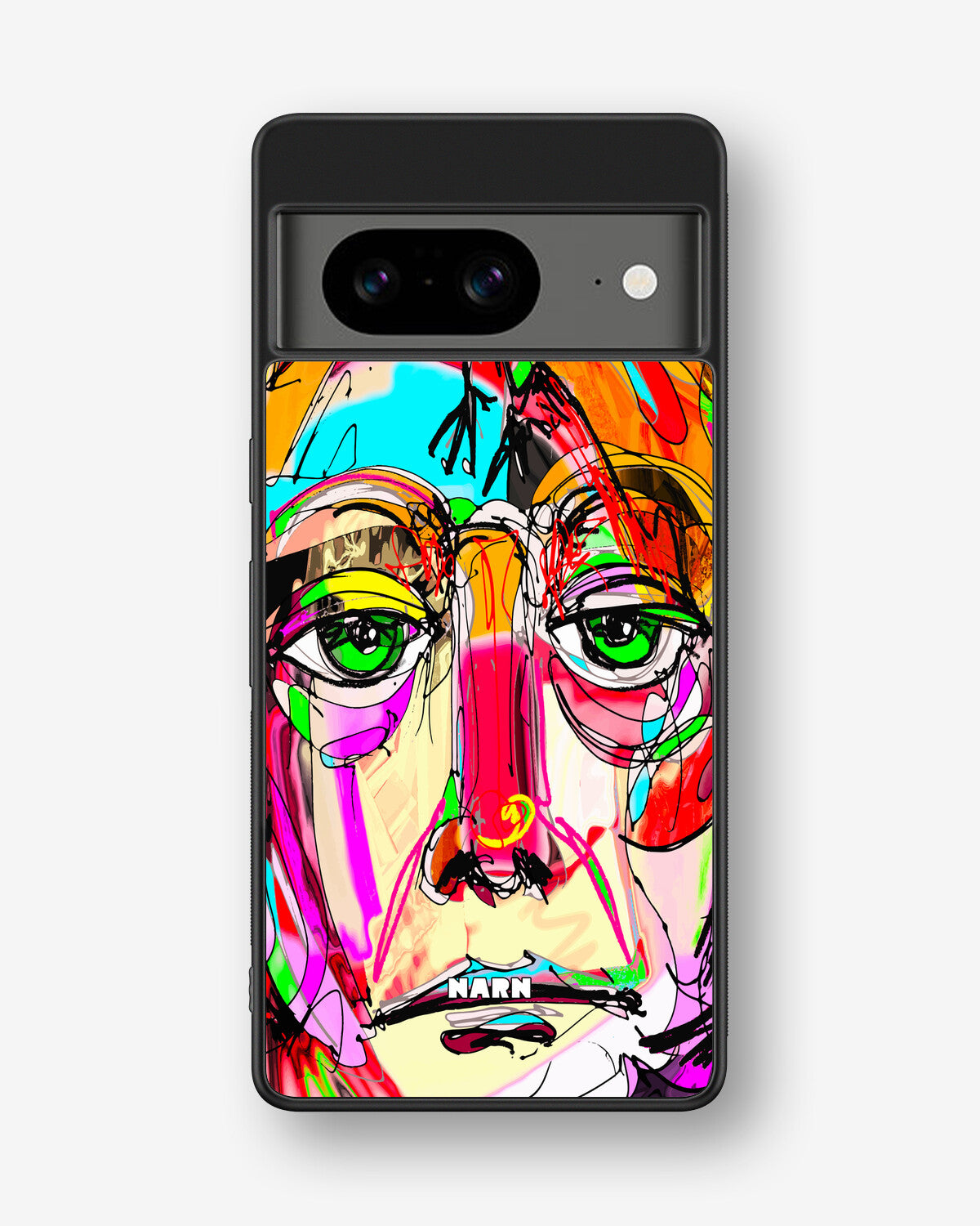 Google Pixel 8 Hard Case – Abstract Portrait - View 1