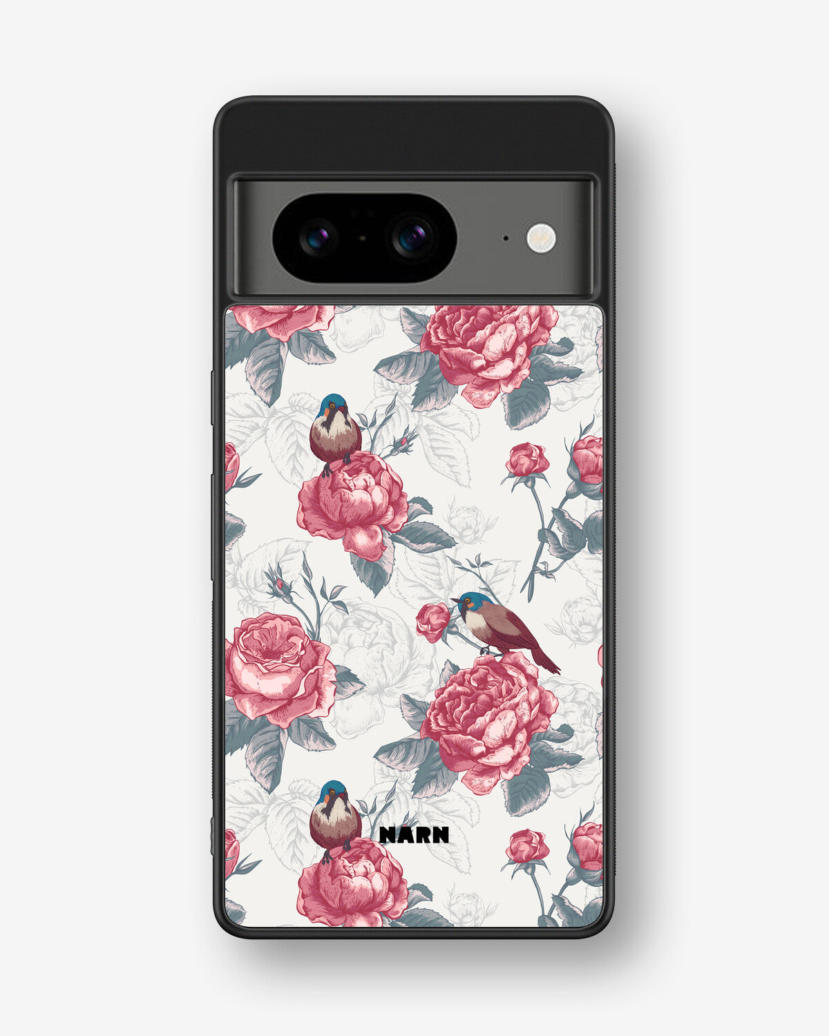 Google Pixel 8 Hard Case – Birds Among Roses - View 1