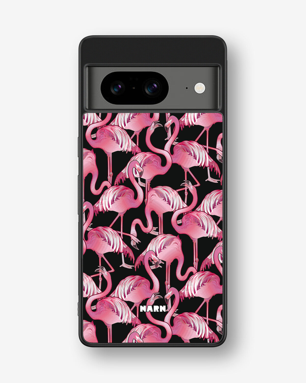 Google Pixel 8 Hard Case – Flamingos - View 1