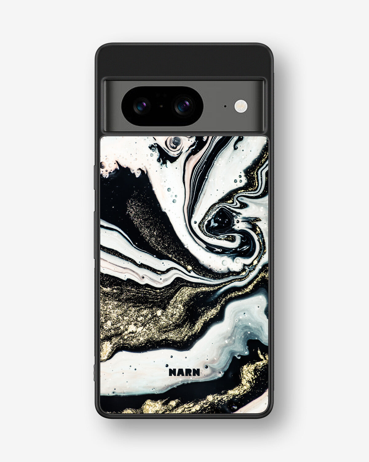 Google Pixel 8 Hard Case – Golden Swirl - View 1