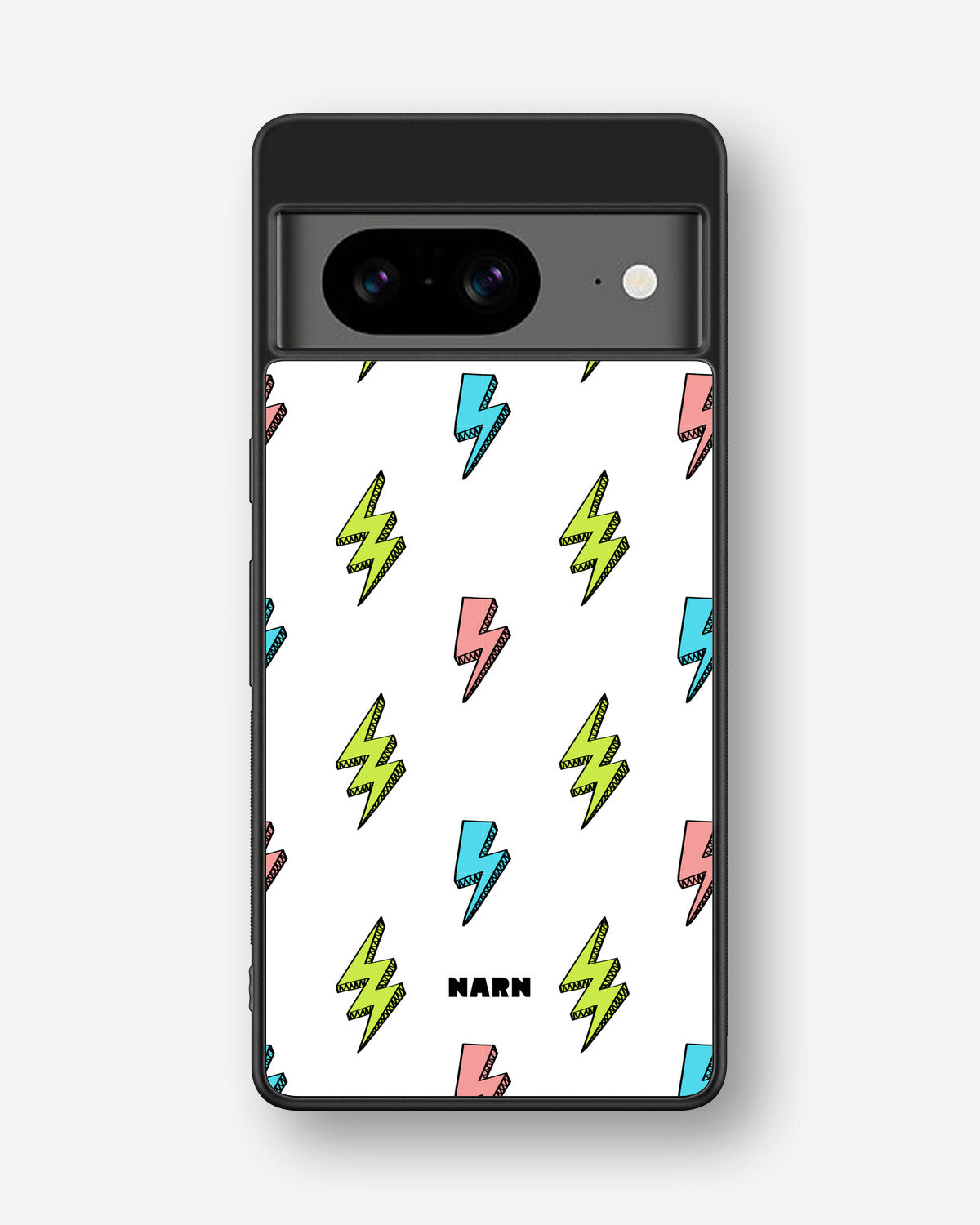Google Pixel 8 Hard Case – Lightning Bolts - View 1