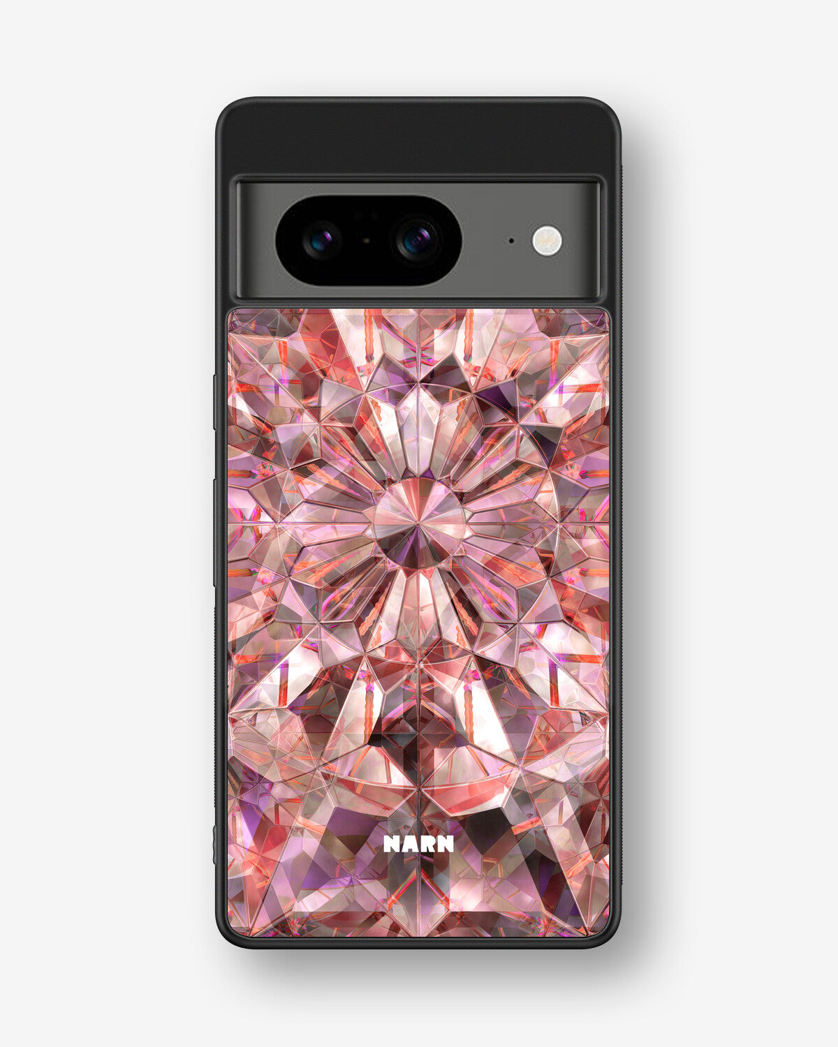 Google Pixel 8 Hard Case – Pink Crystals - View 1