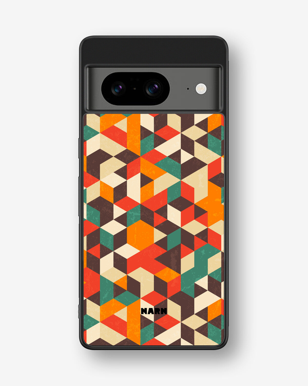 Google Pixel 8 Hard Case – Retro Geometric - View 1