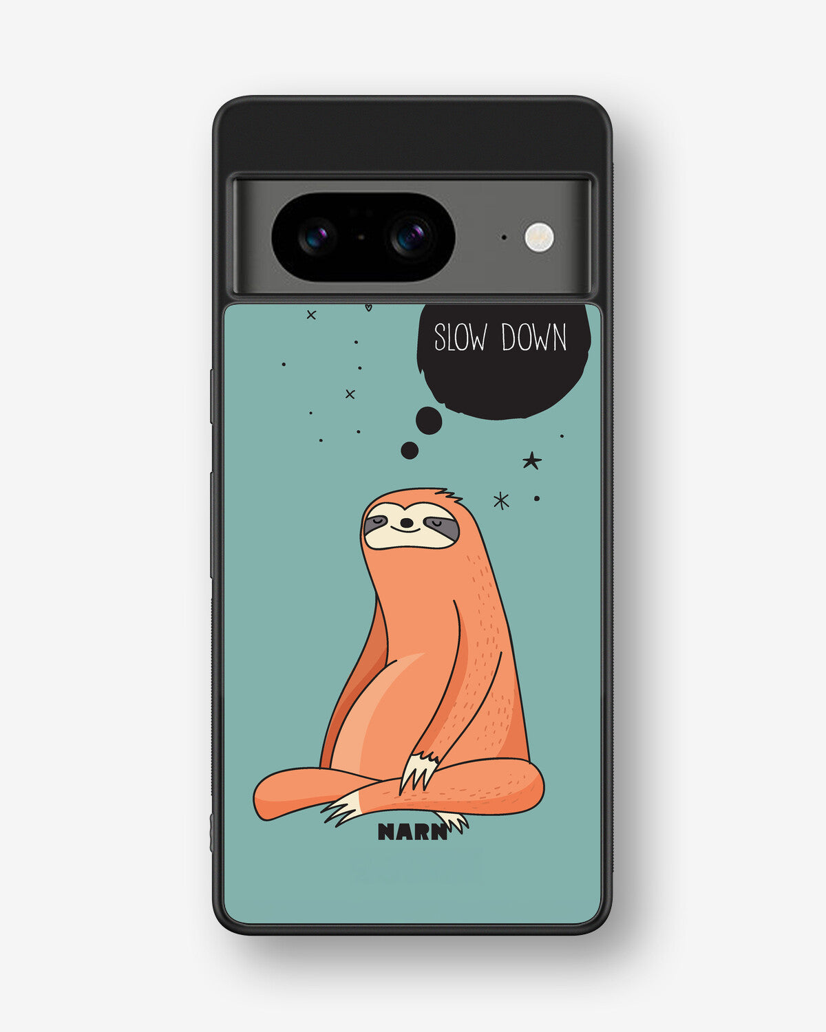 Google Pixel 8 Hard Case – Slow Down Sloth - View 1