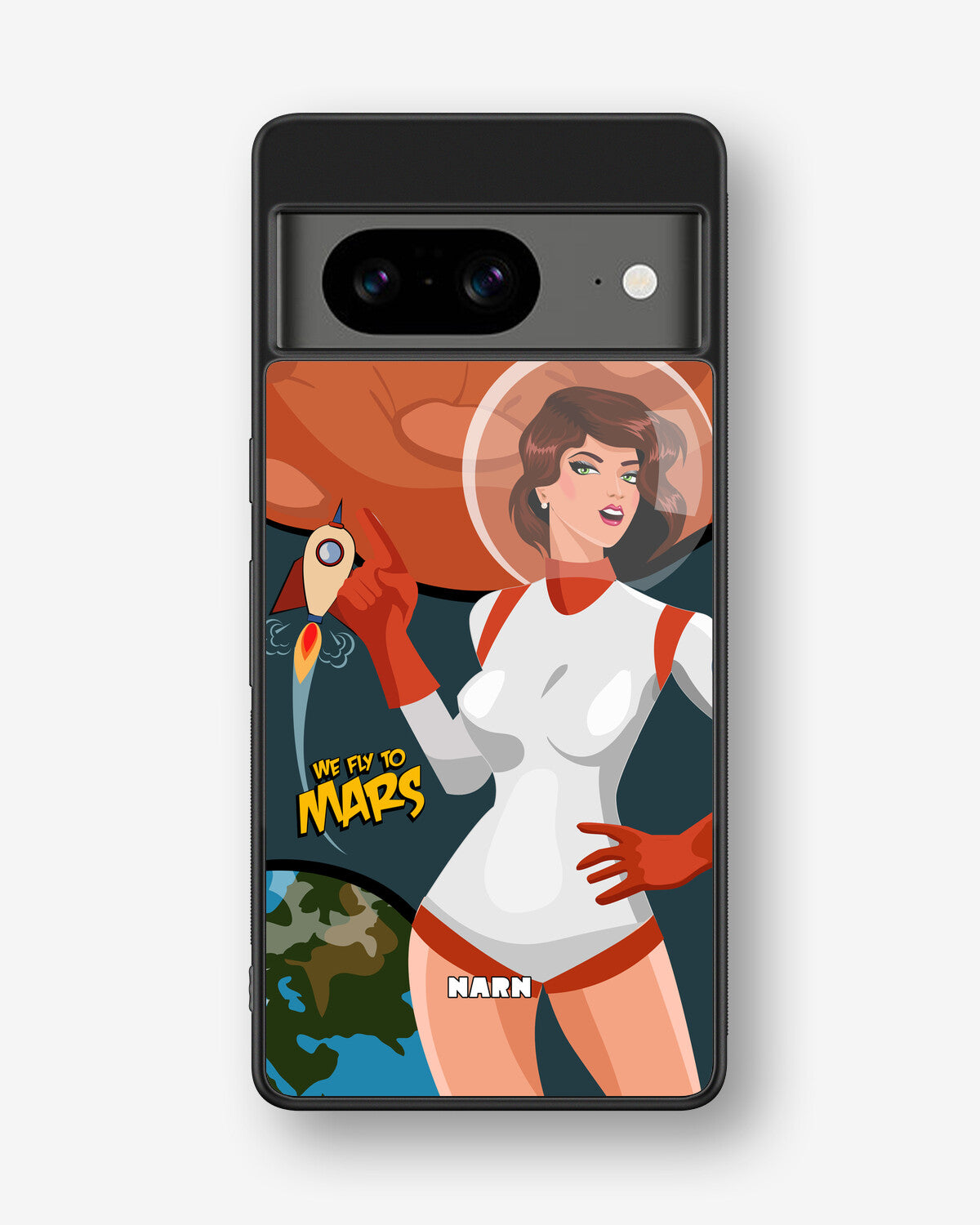 Google Pixel 8 Hard Case – We Fly To Mars - View 1