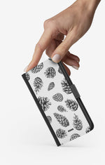 Huawei Honor 8 Wallet Case - Pine Cones - View 2