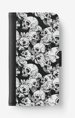 Huawei Honor 9 Wallet Case - Skull Garden - View 1