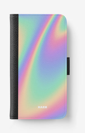 Huawei Mate 20 Pro Wallet Case - Rainbow Haze - View 1