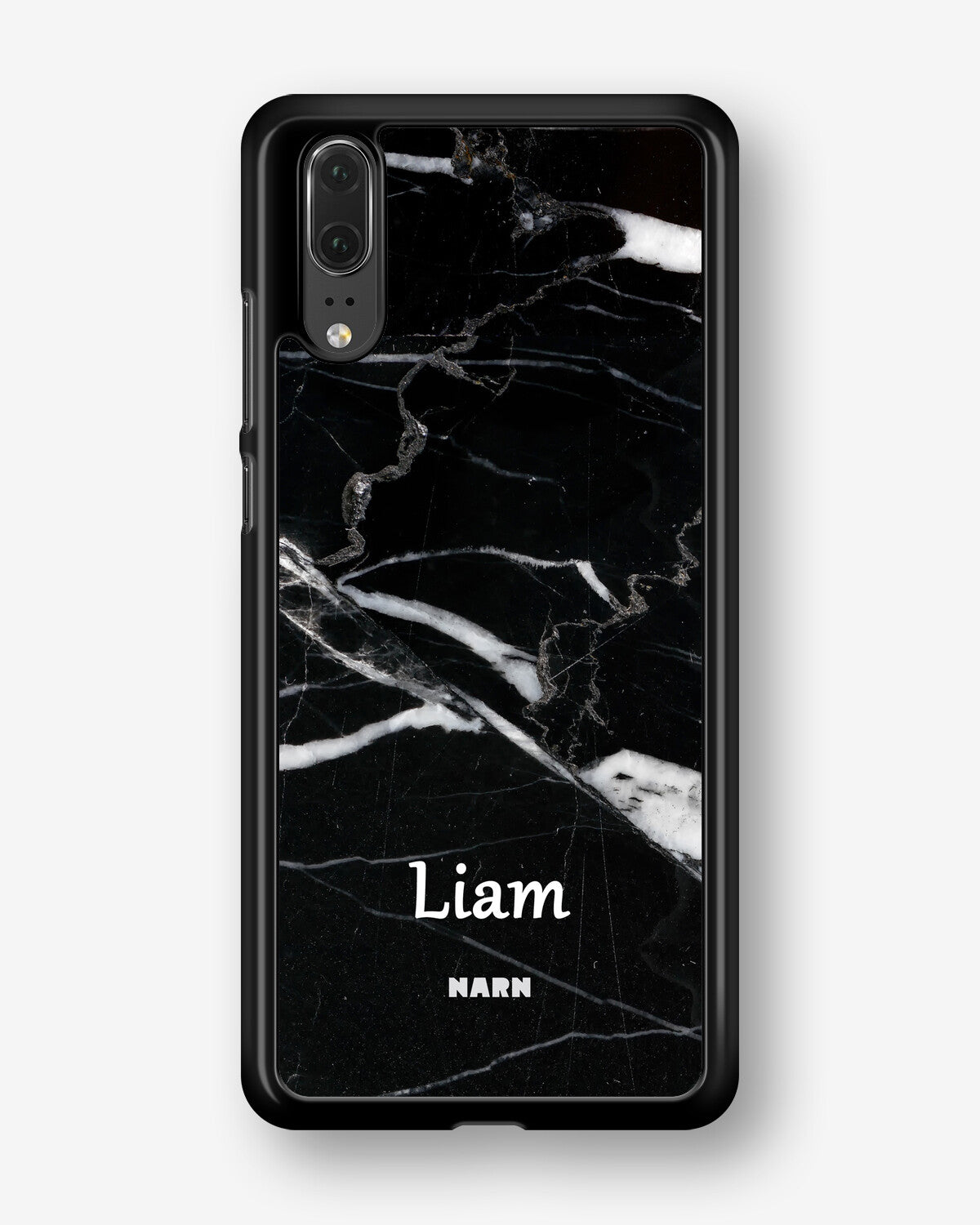 Huawei P20 Hard Case – Custom - Black Marble - View 1