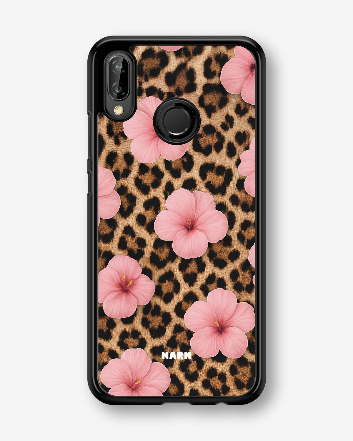 Huawei P20 Lite Hard Case – Leopard Flower - View 1